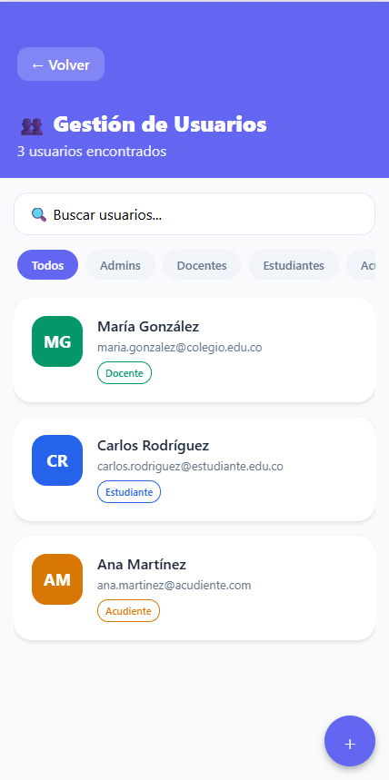 Gestión de Usuarios